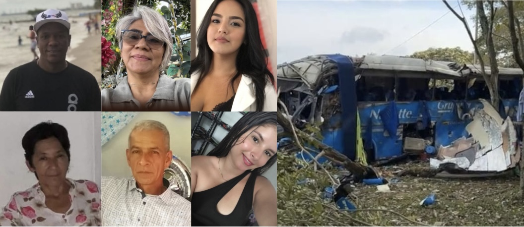 Estos son los rostros de las seis víctimas mortales que dejó el accidente de tránsito en la vía Ibagué-Bogotá