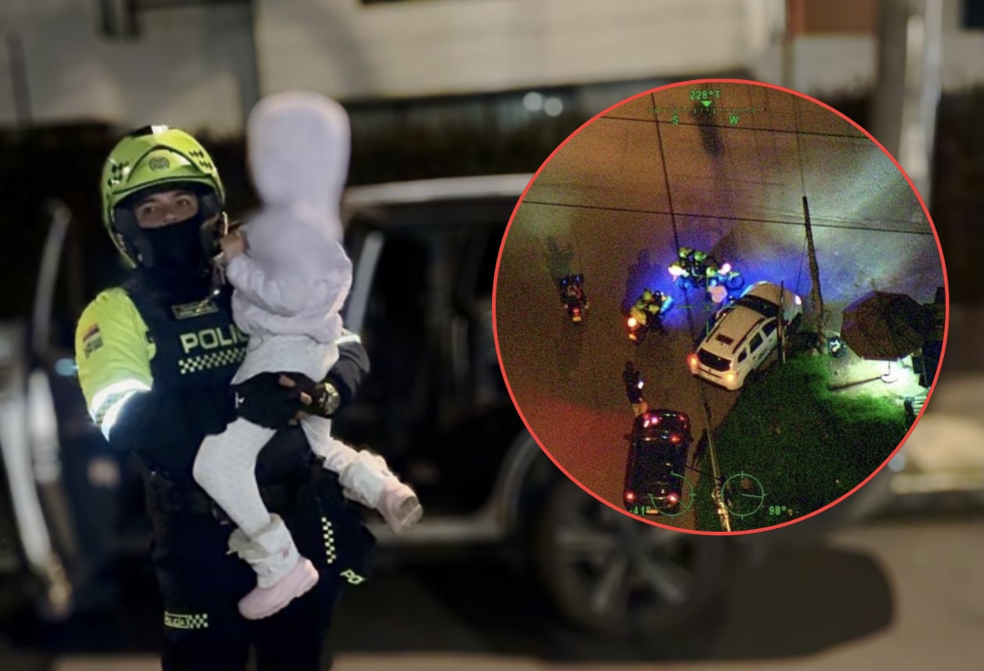 Robaron camioneta en Bogotá con una menor en su interior; la Policía activó un cerco con drones y patrullas terrestres para rescatarla