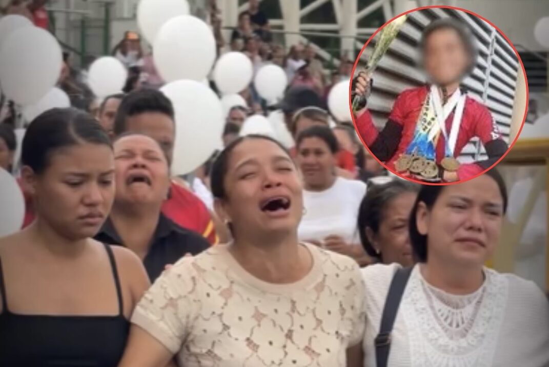 Entre lágrimas y un cielo nublado, Valledupar despidió a patinadora de 11 años hallada sin vida en su habitación