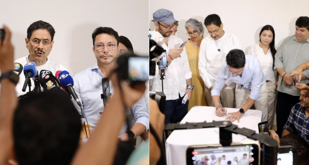 Carlos Caicedo renuncia a su candidatura presidencial para sumarse a la campaña de Iván Cepeda