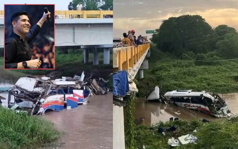 Bus de la agrupación de Kbeto Zuleta cayó desde un puente en la vía entre El Difícil y Bosconia: dos músicos fallecieron